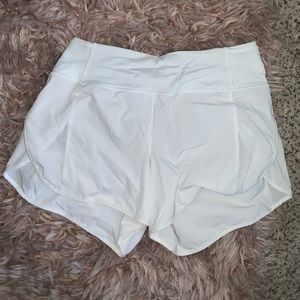 Lululemon white shorts